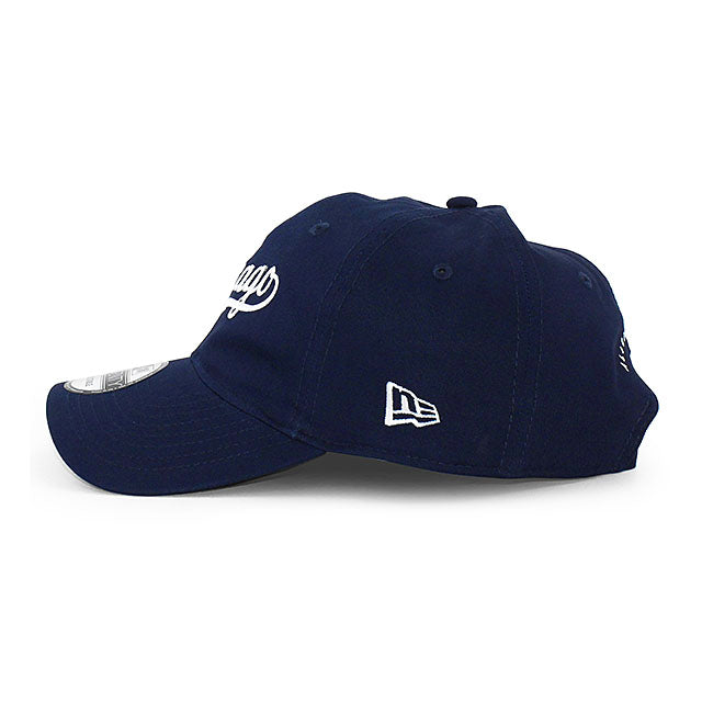 ニューエラ キャップ 9TWENTY アリス & ワンダー シカゴ カブス MLB SCRIPT STRAPBACK CAP NAVY