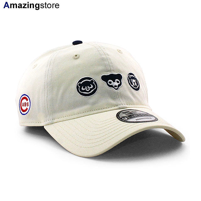 ニューエラ キャップ 9TWENTY アリス & ワンダー シカゴ カブス MLB STRAPBACK CAP CREAM