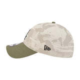 ニューエラ キャップ 9TWENTY シカゴ ホワイトソックス 2025 MLB ARMED FORCES STARS N STRIPES ADJUSTABLE CAP LT BEIGE