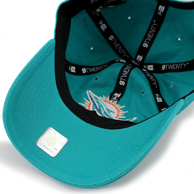 ニューエラ キャップ 9TWENTY マイアミ ドルフィンズ NFL CORE CLASSIC CAP AQUA