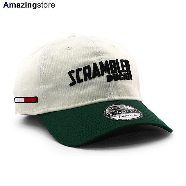 ニューエラ キャップ 9TWENTY ドゥカティ コルセ SCRAMBLER STRAPBACK CAP CREAM
