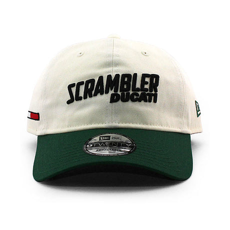 ニューエラ キャップ 9TWENTY ドゥカティ コルセ SCRAMBLER STRAPBACK CAP CREAM