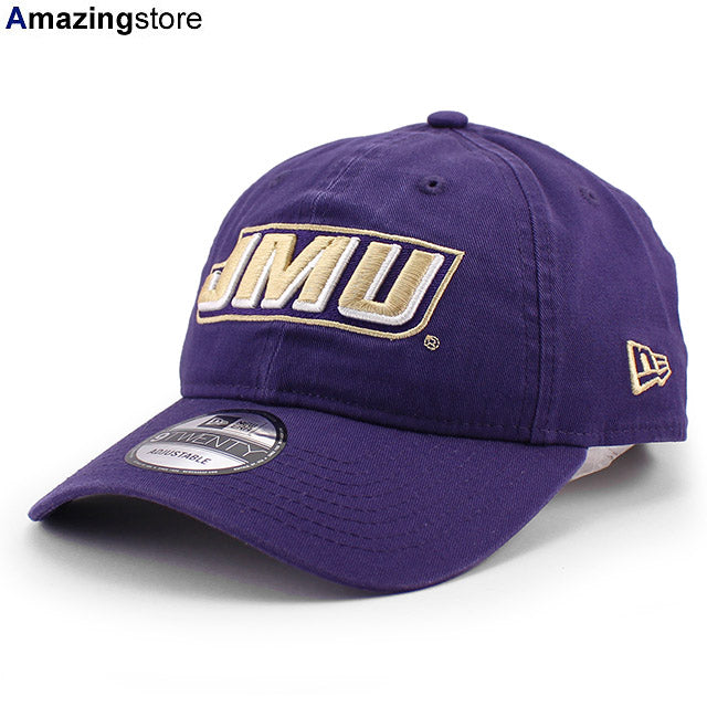 ニューエラ キャップ 9TWENTY ストラップバック ジェームズ マディソン デュークス NCAA CORE CLASSIC CAP PURPLE