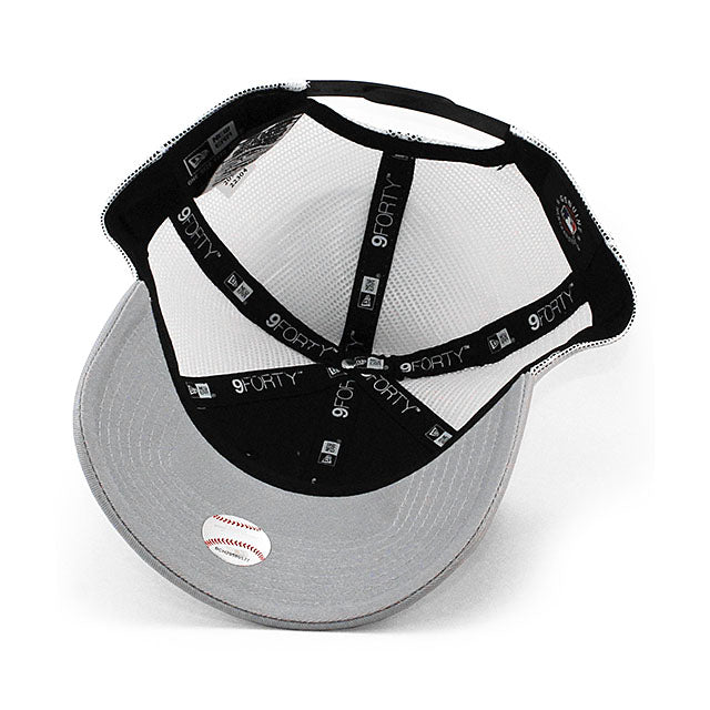 ニューエラ メッシュキャップ 9TWENTY シカゴ ホワイトソックス MLB 2-TONE PATCH TRUCKER MESH CAP BLACK