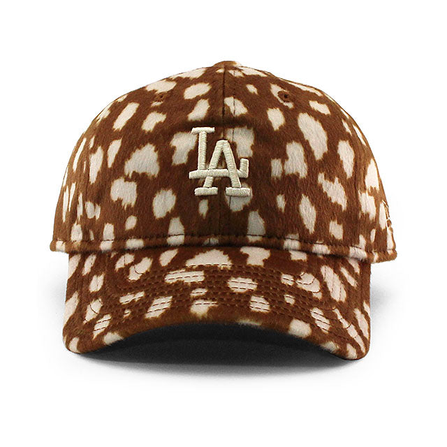 ニューエラ キャップ 9TWENTY ロサンゼルス ドジャース MLB ANIMAL PRINT STRAPBACK CAP BEIGE