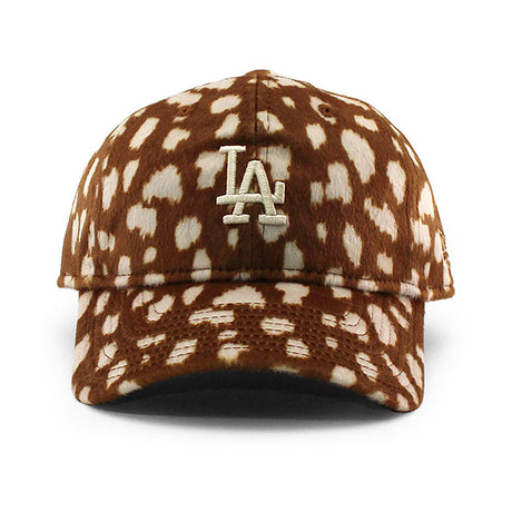 ニューエラ キャップ 9TWENTY ロサンゼルス ドジャース MLB ANIMAL PRINT STRAPBACK CAP BEIGE