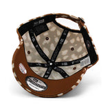ニューエラ キャップ 9TWENTY ロサンゼルス ドジャース MLB ANIMAL PRINT STRAPBACK CAP BEIGE