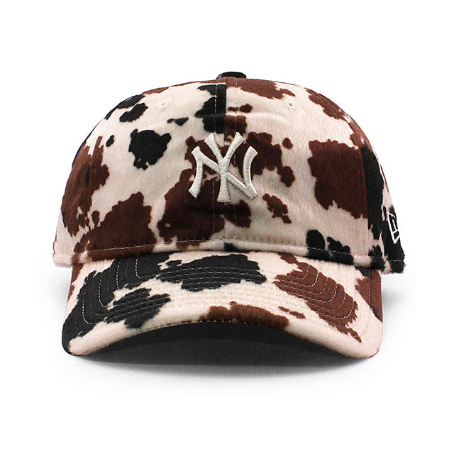 ニューエラ キャップ 9TWENTY ニューヨーク ヤンキース MLB ANIMAL PRINT STRAPBACK CAP COW
