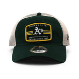 ニューエラ メッシュキャップ 9TWENTY オークランド アスレチックス MLB PROPERTY TRUCKER MESH CAP GREEN