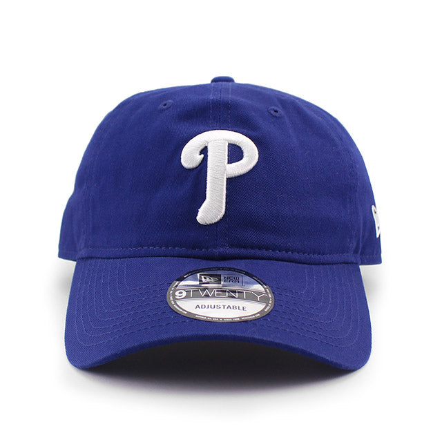 ニューエラ キャップ 9TWENTY ストラップバック フィラデルフィア フィリーズ MLB CORE CLASSIC CAP DARK ROYAL BLUE