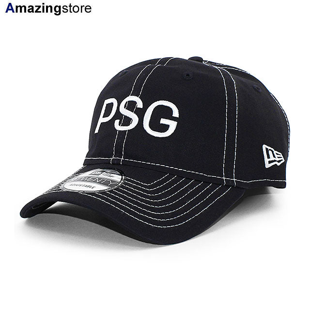 ニューエラ キャップ 9TWENTY パリ サンジェルマン FC PSG STITCH STRAPBACK CAP NAVY