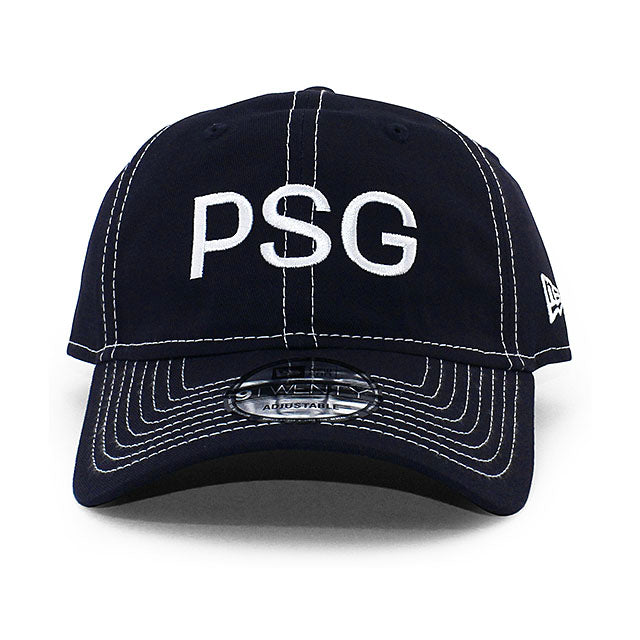ニューエラ キャップ 9TWENTY パリ サンジェルマン FC PSG STITCH STRAPBACK CAP NAVY