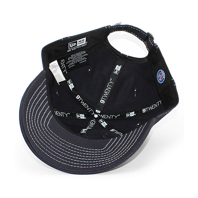 ニューエラ キャップ 9TWENTY パリ サンジェルマン FC PSG STITCH STRAPBACK CAP NAVY