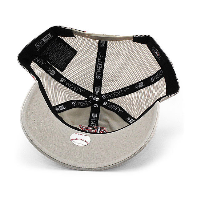 ニューエラ メッシュキャップ 9TWENTY セントルイス カージナルス MLB GAME DAY TRUCKER MESH CAP STONE