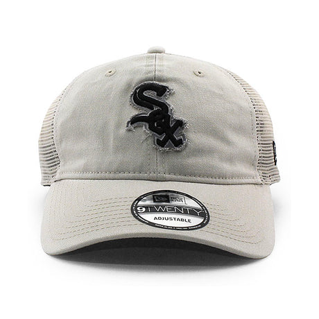 ニューエラ メッシュキャップ 9TWENTY シカゴ ホワイトソックス MLB GAME DAY TRUCKER MESH CAP STONE