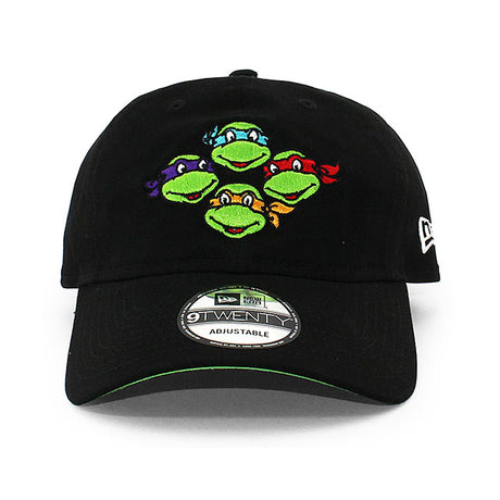 ニューエラ キャップ 9TWENTY ティーンエイジ ミュータント ニンジャ タートルズ FACES STRAPBACK CAP BLACK