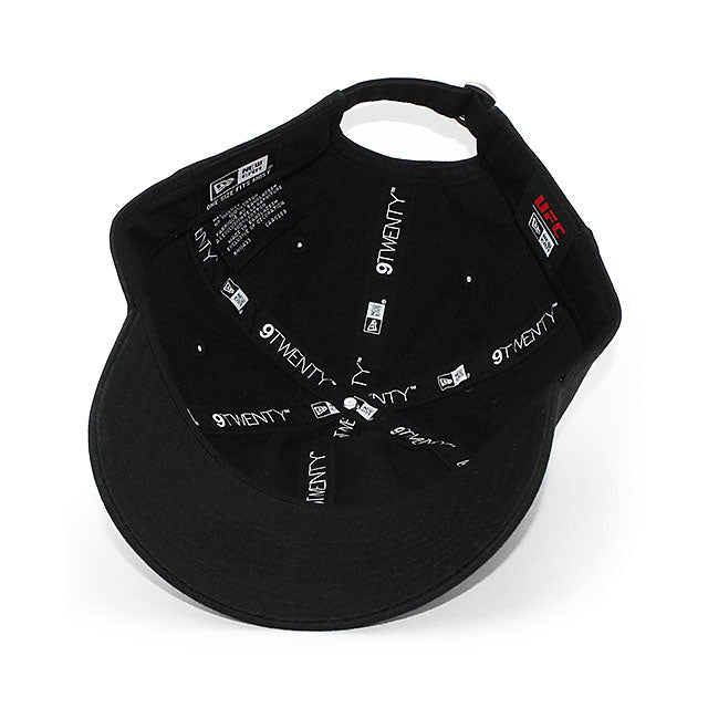 ニューエラ キャップ 9TWENTY UFC FLAWLESS LOGO STRAPBACK CAP BLACK