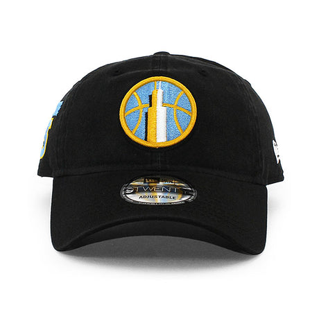 エンジェル リースモデル ニューエラ キャップ 9TWENTY シカゴ スカイ WNBA NAME & NUMBER SIDEPATCH STRAPBACK CAP BLACK