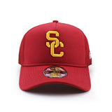 ニューエラ メッシュキャップ 9FORTY サウス カリフォルニア トロージャンズ NCAA A-FRAME TRUCKER MESH CAP CARDINAL