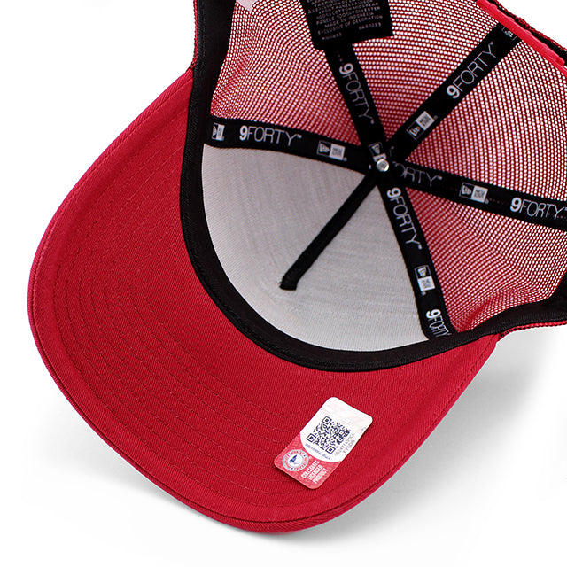 ニューエラ メッシュキャップ 9FORTY サウス カリフォルニア トロージャンズ NCAA A-FRAME TRUCKER MESH CAP CARDINAL