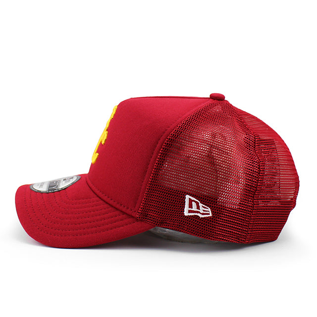 ニューエラ メッシュキャップ 9FORTY サウス カリフォルニア トロージャンズ NCAA A-FRAME TRUCKER MESH CAP CARDINAL