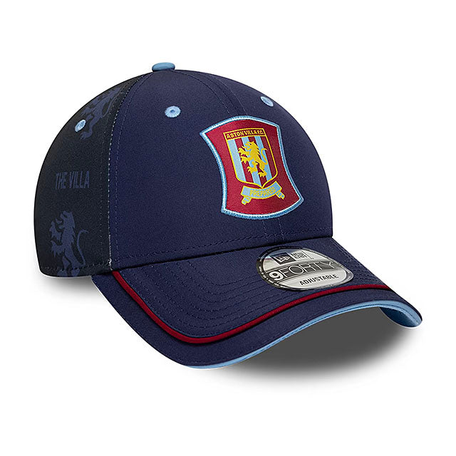 ニューエラ 海外取寄 キャップ 9FORTY アストン ヴィラ FC PREMIER LEAGUE 1996 STRAPBACK CAP NAVY