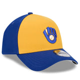 ニューエラ キャップ 9FORTY ミルウォーキー ブルワーズ MLB A-FRAME SNAPBACK CAP ROYAL BLUE GOLD