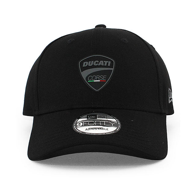 ニューエラ キャップ 9FORTY ドゥカティ コルセ CORSE WASHED CAP BLACK
