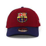 ニューエラ キャップ 9FORTY FC バルセロナ LA LIGA STRAPBACK CAP MAROON