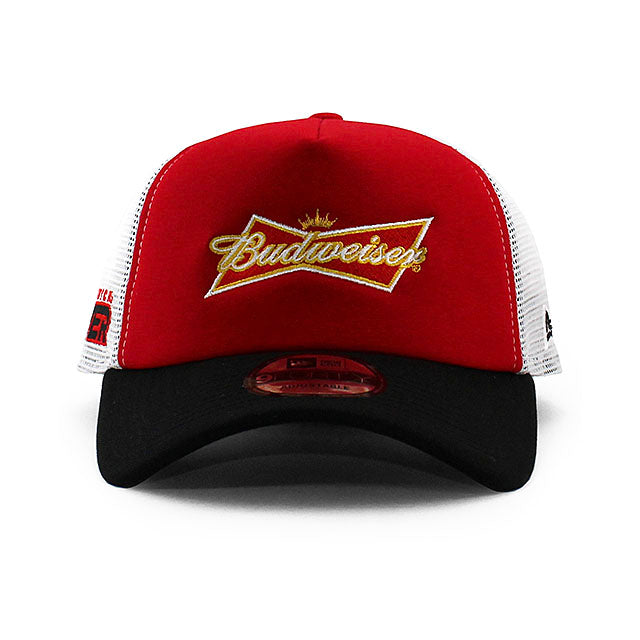 ニューエラ メッシュキャップ 9FORTY ナスカー BUDWEISER A-FRAME TRUCKER MESH CAP RED –  Amazingstore