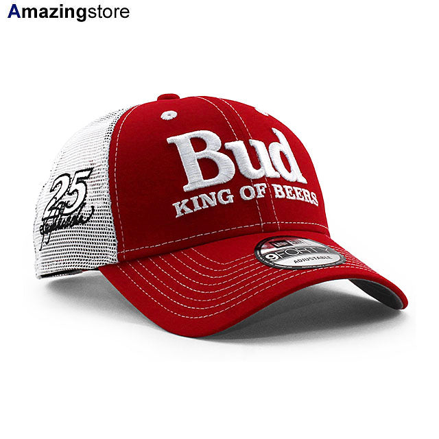 ニューエラ メッシュキャップ 9FORTY ナスカー ケン シュレイダー BUDWEISER MESH CAP RED