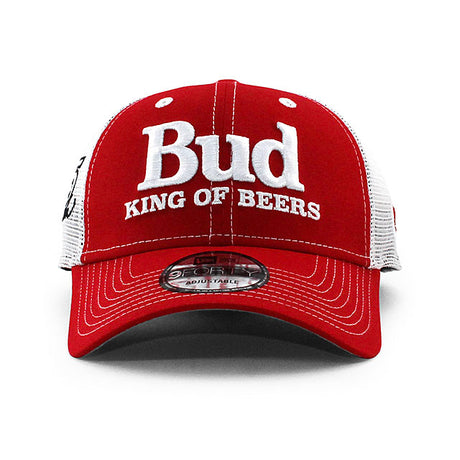 ニューエラ メッシュキャップ 9FORTY ナスカー ケン シュレイダー BUDWEISER MESH CAP RED