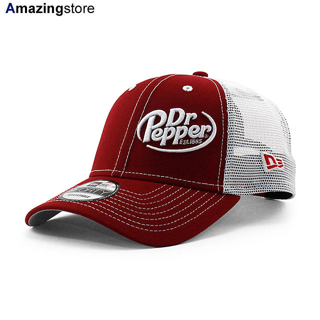 ニューエラ メッシュキャップ 9FORTY ナスカー ダレル ウォレス Dr. Pepper MESH CAP RED