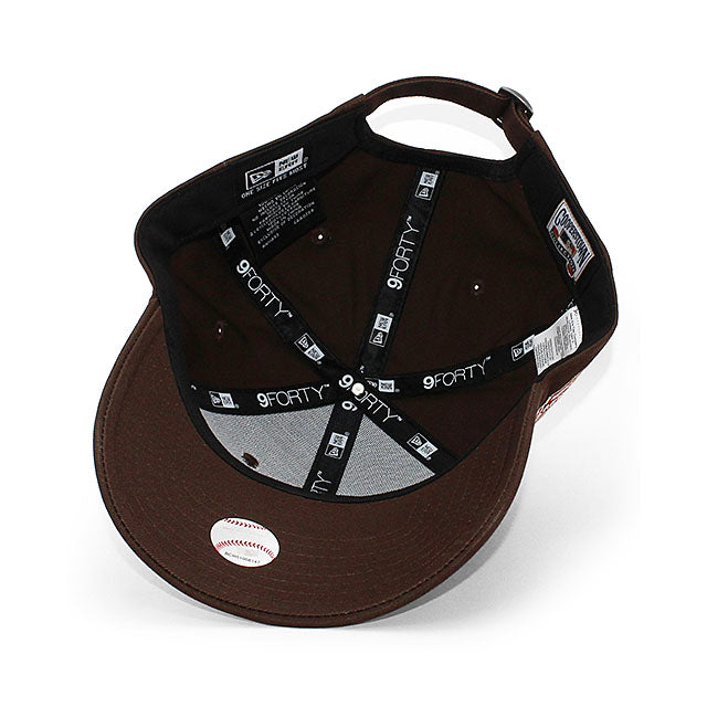 ニューエラ キャップ 9FORTY ヒューストン アストロズ MLB 50TH STRRAPBACK CAP BROWN