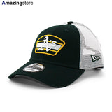 ニューエラ メッシュキャップ 9FORTY オークランド アスレチックス MLB LOGO PATCH TRUCKER MESH CAP GREEN
