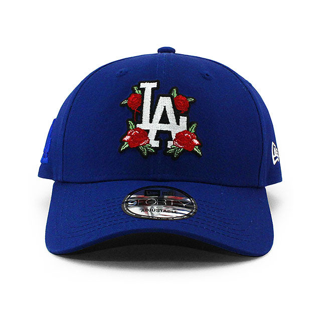 ニューエラ キャップ 9FORTY ロサンゼルス ドジャース MLB FLORAL SNAPBACK CAP BLUE