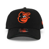 ニューエラ キャップ 9FORTY ボルチモア オリオールズ MLB A-FRAME SNAPBACK CAP BLACK