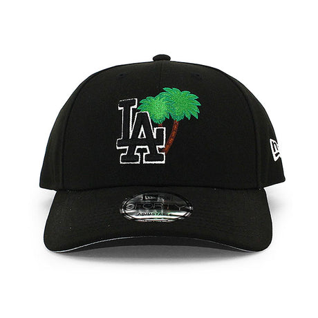 EU AU限定 ニューエラ キャップ 9FORTY ロサンゼルス ドジャース MLB PALM TREE SNAPBACK BLACK