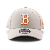 EU AU限定モデル ニューエラ キャップ 9FORTY ボストン レッドソックス MLB STRAPBACK CAP STONE