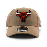 EU AU限定 ニューエラ キャップ 9FORTY シカゴ ブルズ NBA REPREVE STRAPBACK CAP KHAKI