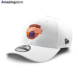 53年振りNBAファイナル優勝 ニューエラ キャップ 9FORTY ニューヨーク ニックス 2026 NBA FINALS CHAMPIONS ADJUSTABLE CAP WHITE