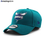 ニューエラ キャップ 9FORTY シャーロット ホーネッツ NBA THE LEAGUE ADJUSTABLE CAP TEAL