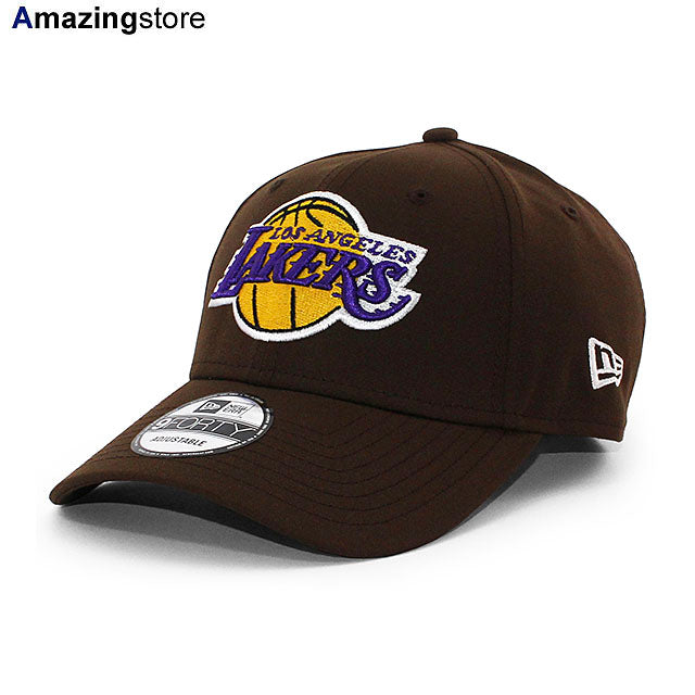 EU AU限定モデル ニューエラ キャップ 9FORTY ロサンゼルス レイカーズ NBA REPREVE STRAPBACK CAP BROWN