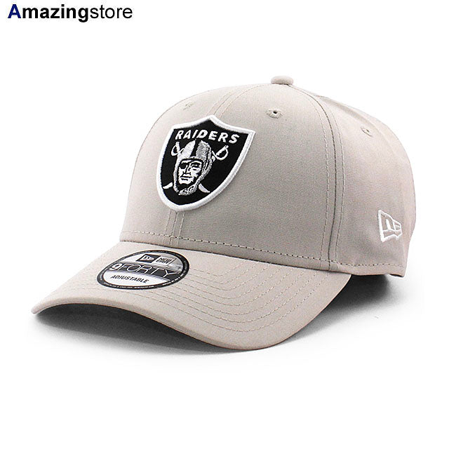 EU AU限定モデル ニューエラ キャップ 9FORTY ラスベガス レイダース NFL REPREVE STRAPBACK CAP STONE