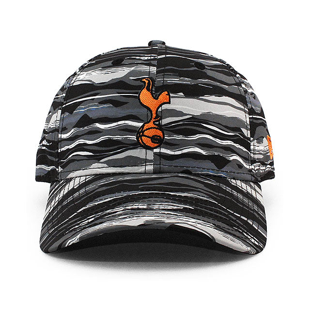 ニューエラ キャップ 9FORTY トッテナム ホットスパー FC PREMIER LEAGUE WAVE ALL OVER PRINT ADJUSTABLE CAP BLACK