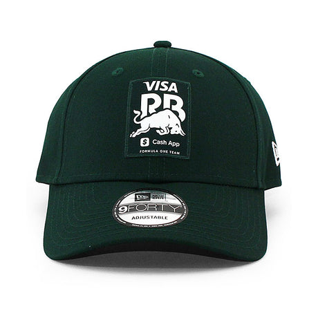 ニューエラ キャップ 9FORTY ビザ キャッシュアップ RB フォーミュラワン チーム STRAPBACK CAP GREEN