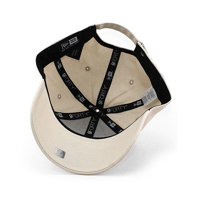 EU限定 ニューエラ キャップ 9FORTY ベスパ LOGO STRRAPBACK CAP CREAM