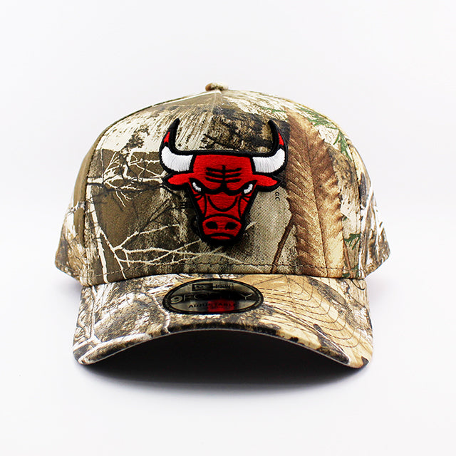 ニューエラ キャップ 9FORTY スナップバック シカゴ ブルズ NBA A-FRAME SNAPBACK CAP REALTREE CAMO