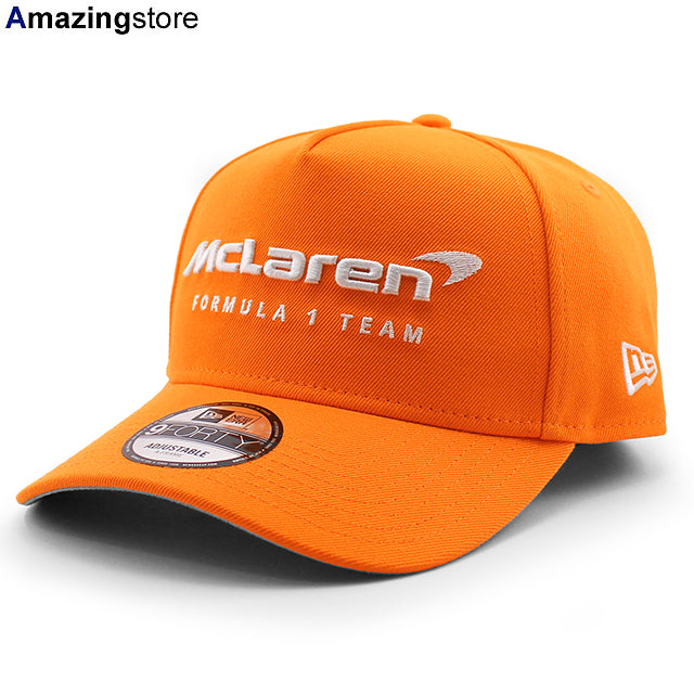 ニューエラ キャップ 9FORTY スナップバック マクラーレン レーシング A-FRAME SNAPBACK CAP ORANGE