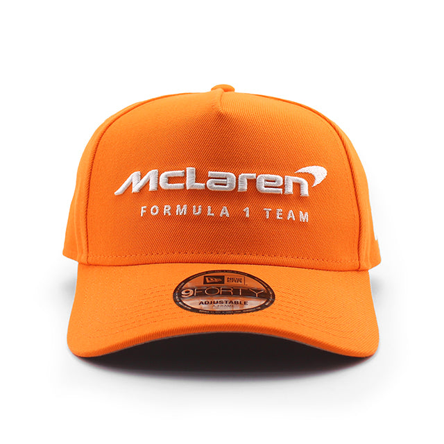 ニューエラ キャップ 9FORTY スナップバック マクラーレン レーシング A-FRAME SNAPBACK CAP ORANGE